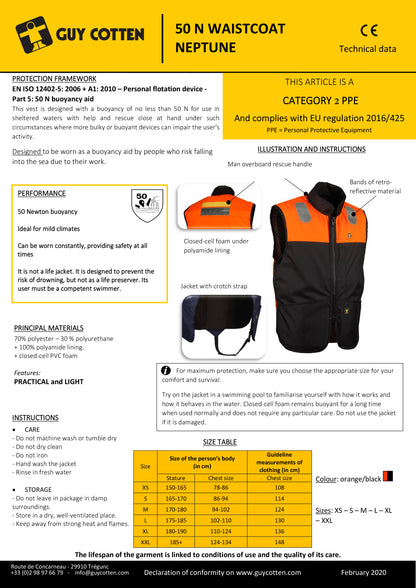Guy Cotten BARAKA Flotation Vest
